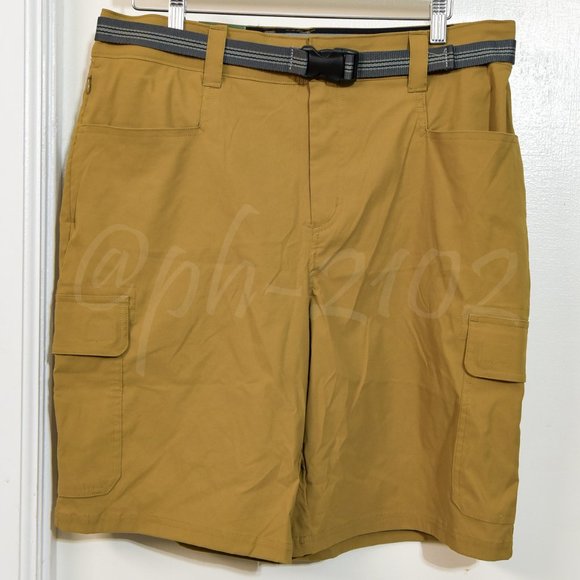 Orvis men cargo short with belt TAN 32 34 36 38 40 42 - Picture 1 of 10